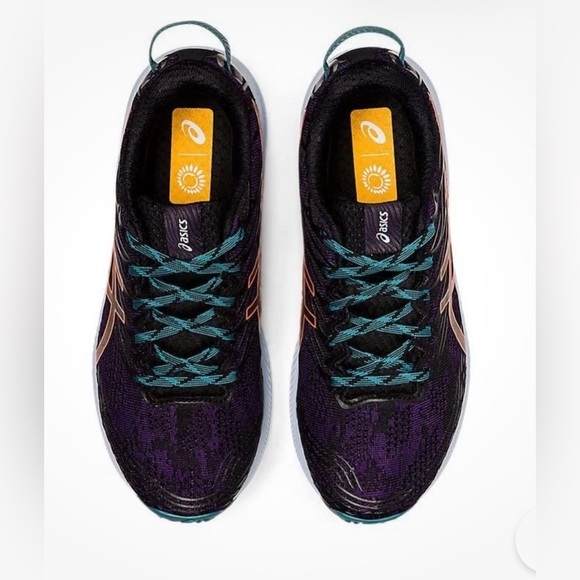 Asics Shoes - ASICS FujiLite 3 Trail Running Shoes Men’s 11.5 FlyteFoam Black Orange Purple